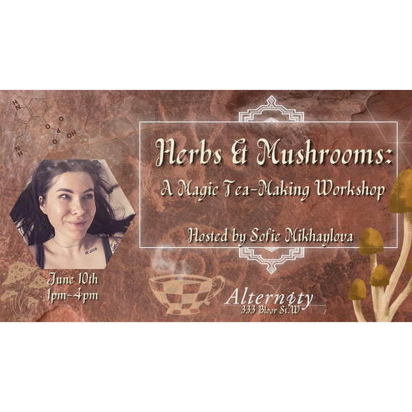 Herbs & Mushrooms: Tea-Making Workshop - alter8.com