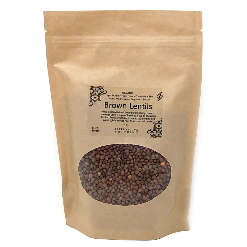 Brown Lentils (Whole Dried) - alter8.com