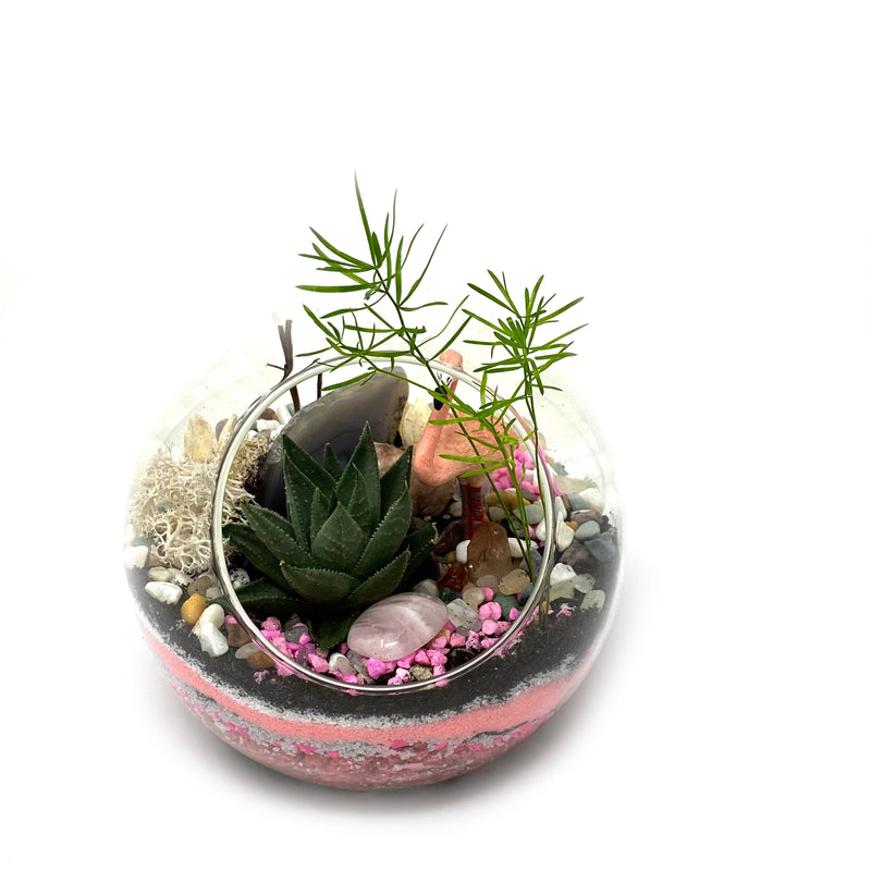 Terrariums by Globe and Snail: Pink Flamingo - alter8.com