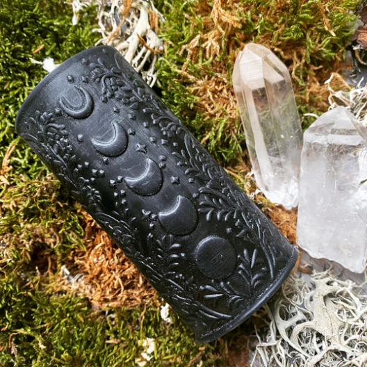 New Moon Phase Pillar Candle by Madame Phoenix - alter8.com