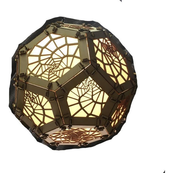 WAS $650 NOW $422.50 - Spiraling Voronoi Platonic Solid- Assembled - alter8.com