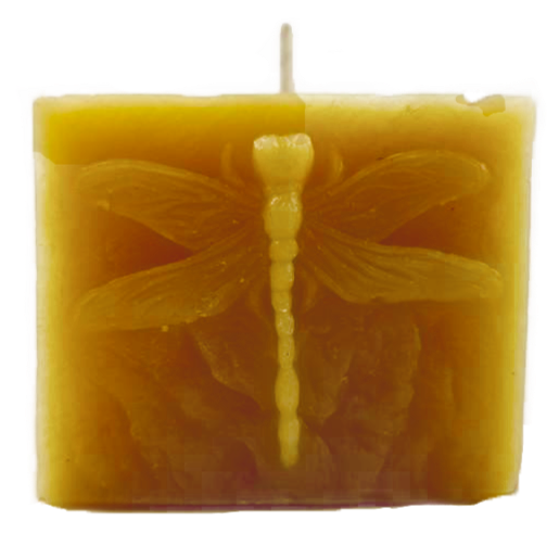 Dragonfly Pillar Candle by Bee Kind Organics - alter8.com